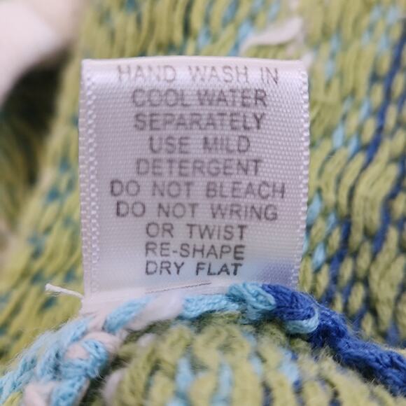 C. J. Banks Womens Multi-Colored Sweater Size XL Hand Embroidered Coastal - Picture 8 of 9